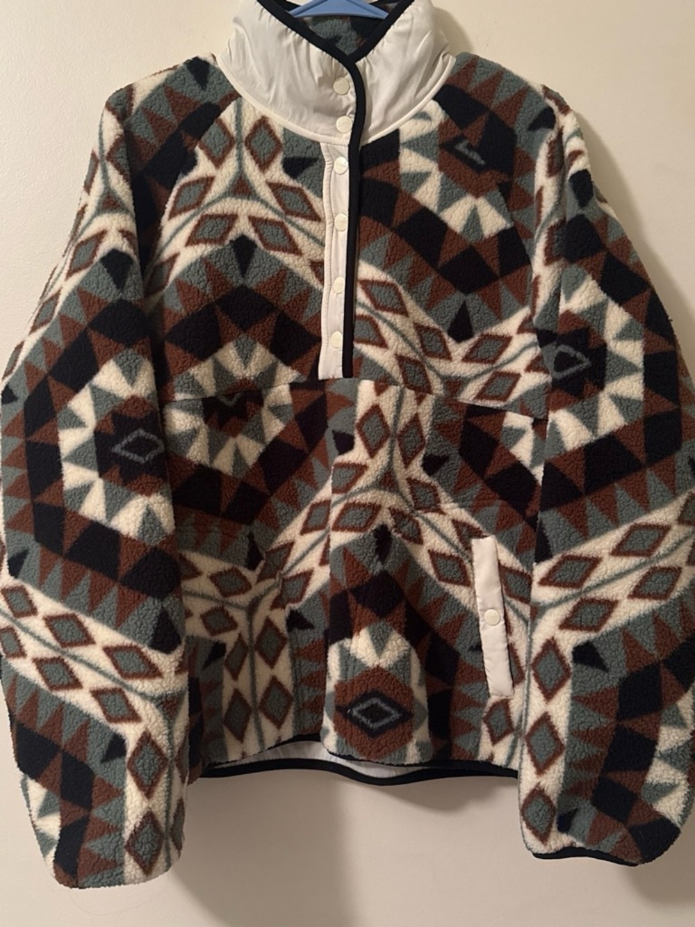 Wrangler Geometric Fleece Pullover